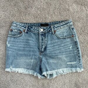 House of Harlow 1960 Light Blue Jean Shorts